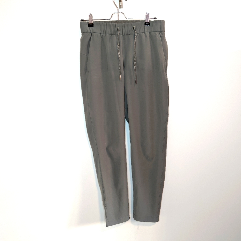 Lululemon Grey Sage On The Fly Pants